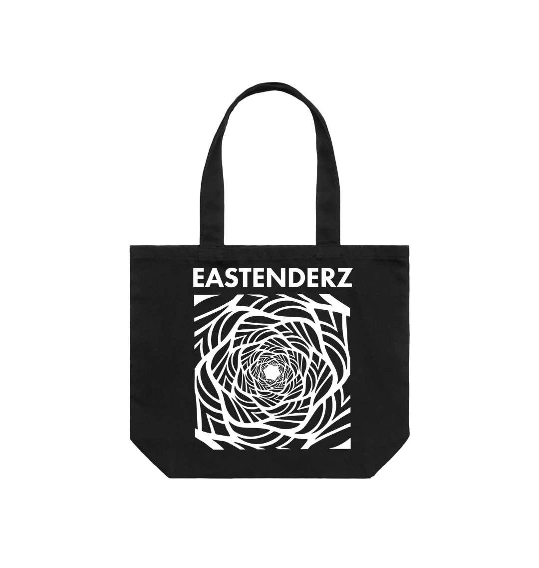 Black Printed Bag Front
