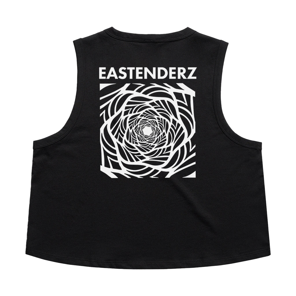 Eastenderz Ibiza Black Crop Top