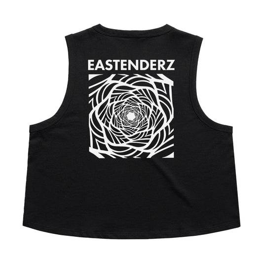 Eastenderz Ibiza Black Crop Top